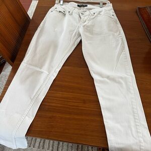 Levis Too Superlow 524 white jeans GUC size 9